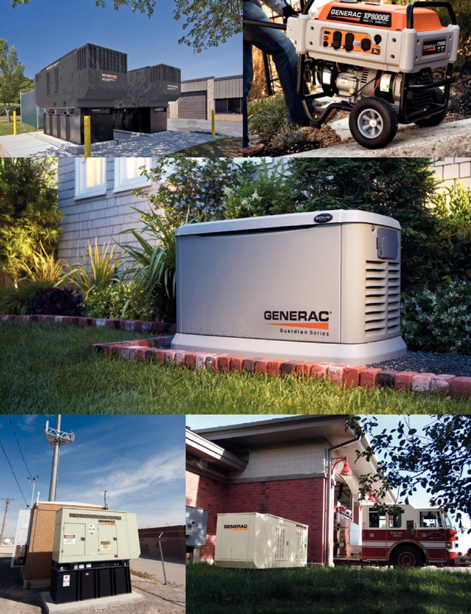 Газовые электростанции Generac